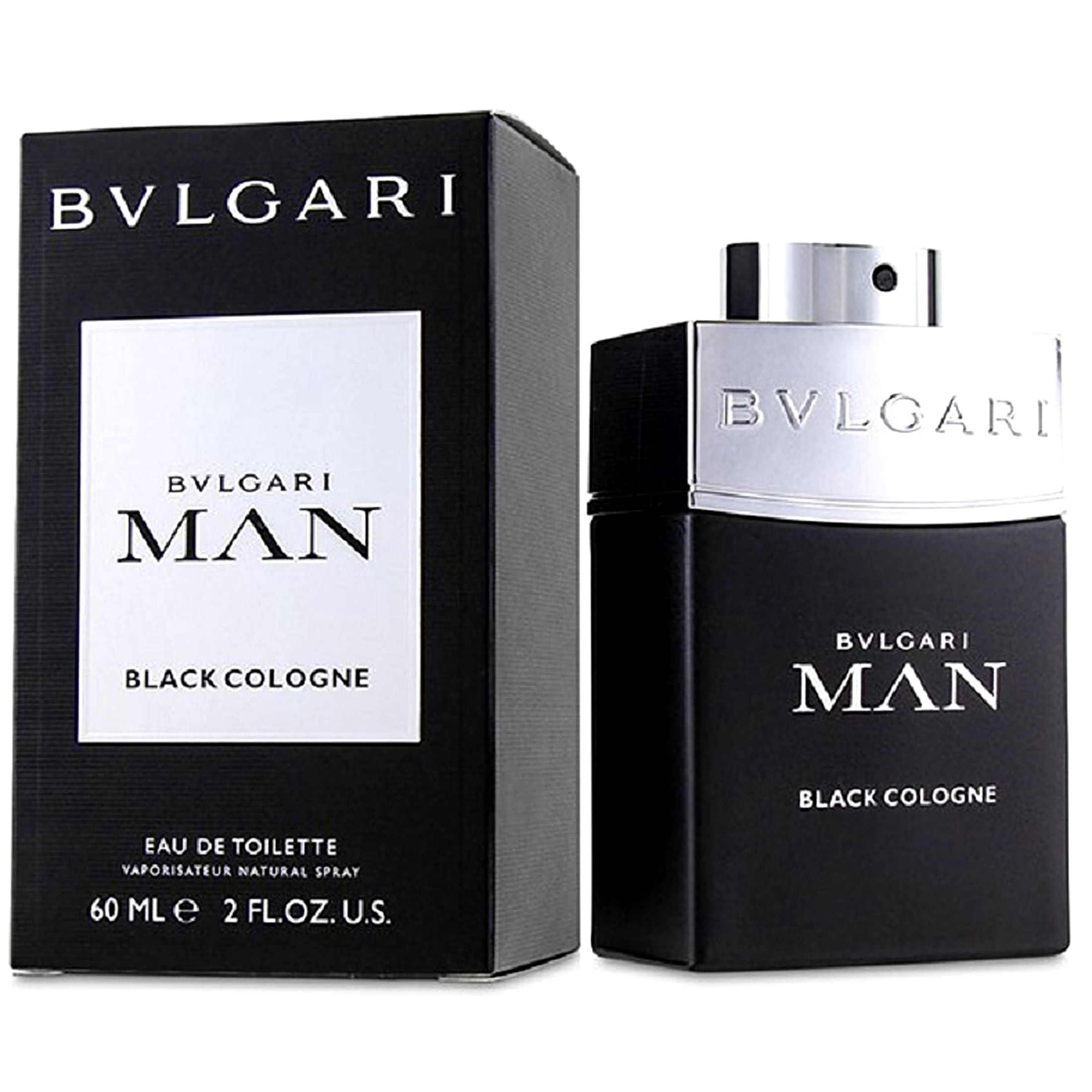Bvlgari Man Black Cologne, Fresh Masculine Scent, 3.4 oz EDT for