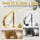 thumbnail image 5 of 2 Inch Kitchen Sink Hole Cover Faucet Hole Cover Stainless Steel Kitchen Sink Tap Hole Plate Stopper Cover Blanking Metal Plug (Light Gold), 5 of 5