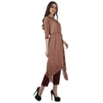 thumbnail image 3 of Moomaya Ensemble Tunique Indienne Pantalon Manches 3/4 Imprimé Femme Kurta Kurti, 3 of 6