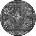 thumbnail image 1 of Ahgly Company Indoor Round Persian Gray Traditional Area Rugs, 4' Round, 1 of 1