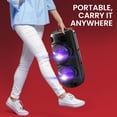 thumbnail image 5 of Altavoz Bluetooth PA portátil PyleUSA 240 W Dual 8 recargable, 5 of 5