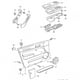 thumbnail image 2 of Cubierta de manija de agarre de puerta interior, 5 unids/set, textura de fibra de carbono, cubierta de manija de agarre de puerta interior, juego de bisel para interruptor, Reemplazo para Bora puerta Higoodz Accesorio de coche, 2 of 7