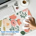 thumbnail image 4 of Pink Flowers&nbsp;pad Mousewaterproof,rubber+multispandexnon Slip Gaming Mouse PadDesk Pad for Office Home Game 31.5x15.7inches, 4 of 7