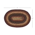 thumbnail image 3 of VHC Brands Country Beckham Placemat, Red Black Tan, Jute Blend, Oval, 10x15 Inches, 3 of 11