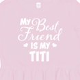 thumbnail image 4 of Inktastic My Best Friend is My Titi with Hearts Girls Toddler Dress, 4 of 5