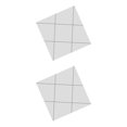thumbnail image 1 of Naiovety quare Quilting Template Quilter Ruler Quilt Templates Rulers 2.5x2.5inch Fabric Type3, 1 of 6