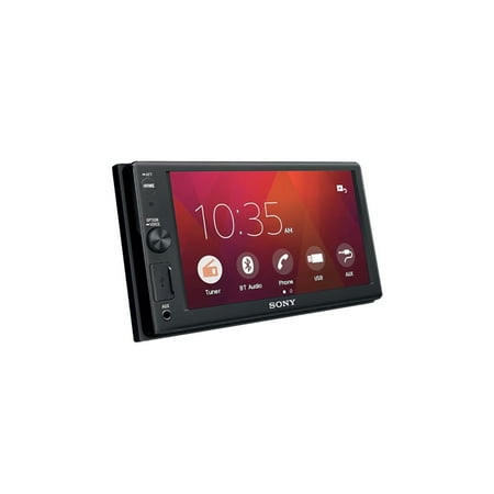 Sony - 6.2" - Apple® CarPlay™ - Built-in Bluetooth - In-Dash Digital Media Receiver - Black