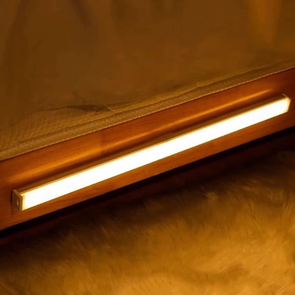 Motion Sensor Night Light for Bedroom & Hallway, Auto On/Off with Soft Glow, USB Rechargeable, Long-Lasting Battery & Wall Mountable - for Bathroom, Stairs, Closet, Nursery(XX)