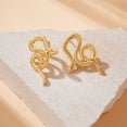 thumbnail image 3 of SPEKSEE Dainty Snake Earrings Studs for Women - 18K Gold Plated Boho Small Tiny Minimalist Stud Earrings, 3 of 5