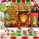 thumbnail image 1 of Decoraciones de cumpleaños navideñas como telón de fondo con pancarta de HigzyOvn, 1 of 7