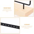 thumbnail image 2 of MasteelfCA Jewelry Display Rack Earring Display Stand Desktop Key Chain Hanging Rack, 2 of 9