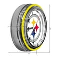 thumbnail image 3 of Imperial Pittsburgh Steelers 18'' Neon Clock, 3 of 3