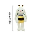 thumbnail image 3 of Easter Decorations Bunny Plush Toy 15.7 inch Soft Doll Bunny Stuffed Animal Gift for Girls Birthday Easter Decoration Cute Rabbits Toy Doll Room Decor A, 1Pcs, 3 of 7
