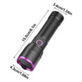 thumbnail image 3 of 6 Inch Tall New Rechargeable Bloodstain Tracking Light, Suitable For Night Hunting, 2000 Lumens, Bloodstain Tracking Flashlight, Hunter's Gift, Purple Multi-functional Tracking Flashlight, 3 of 3