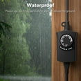 thumbnail image 5 of HBN Outdoor Light Timer Waterproof, Weatherproof Photocell Dusk to Dawn Light Sensor Timer with Remote Control, 2/4/6/8 Countdown Timer, 2 Grounded Outlet for Christmas Lights，1875W 15A 1/2HP, 5 of 8
