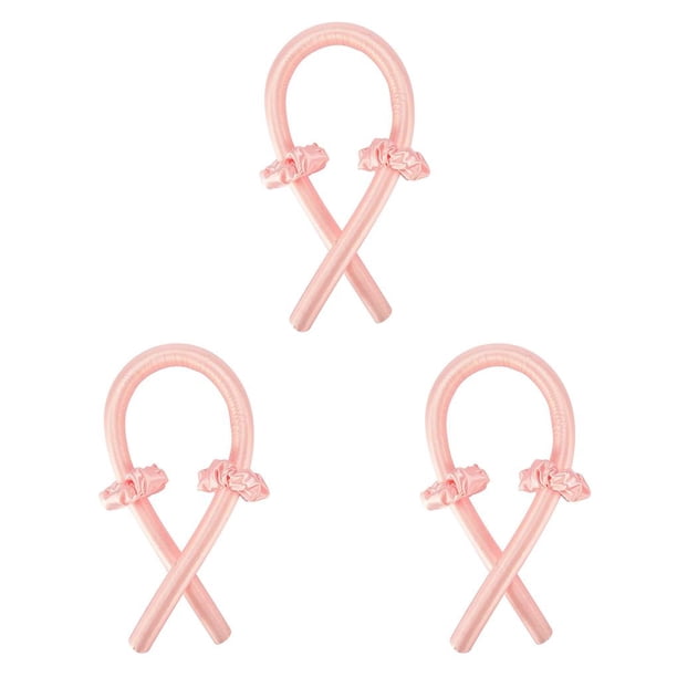 Minnieouse Juego de anillos para el cabello con varilla para rizar, 3 uds., rizador de diadema para dormir, formador de ondas para cabello Type1 NO1