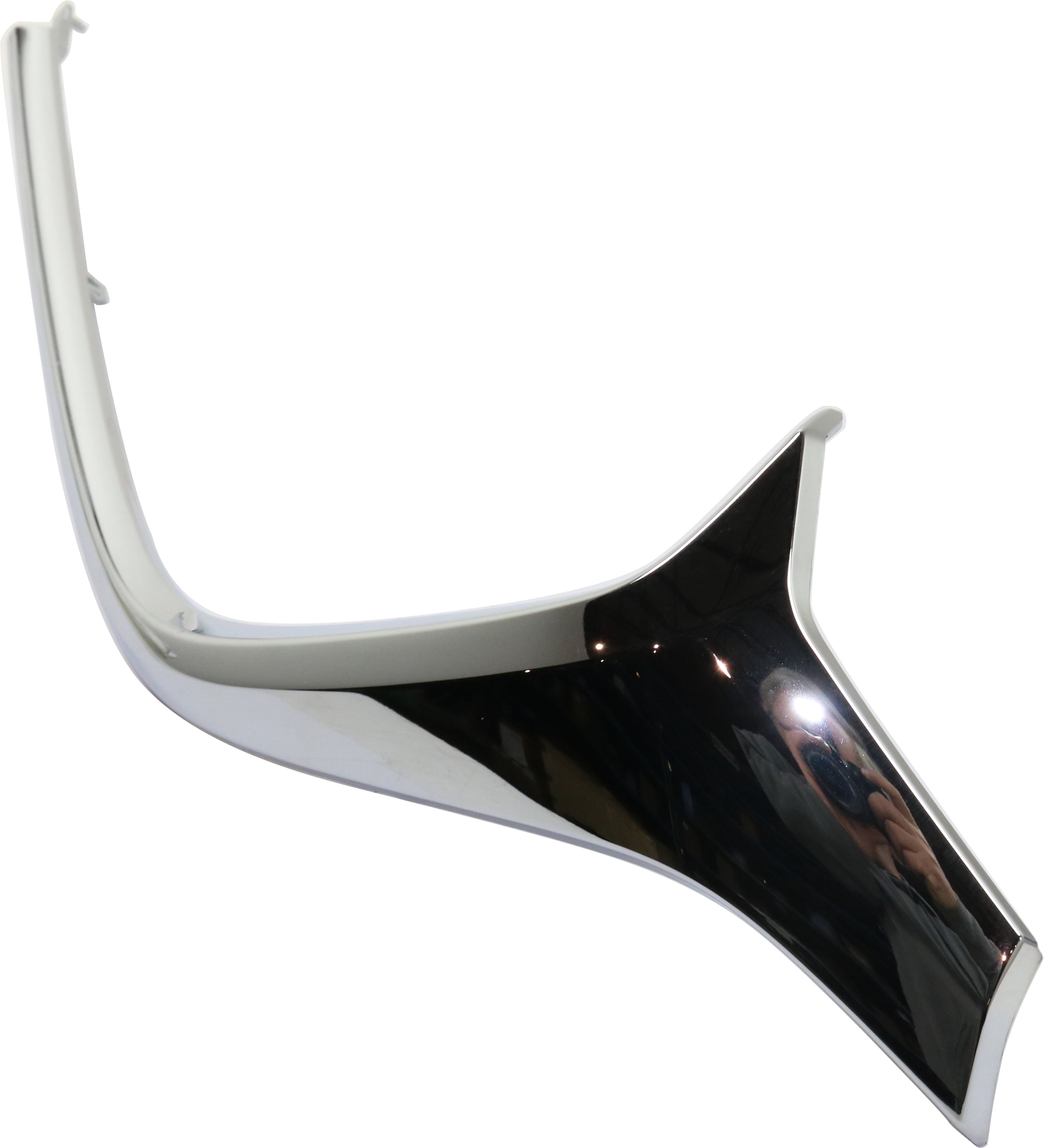 Bumper Trim Compatible With 2016-2020 Mazda CX-3 Front, Left Driver Chrome CAPA Certified
