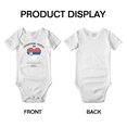 thumbnail image 3 of Everyone Loves an Serbian Girl Baby Bodysuit Baby Clothes (White, 18-24 Months), 3 of 5