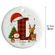 thumbnail image 3 of Adornos navideños con letras del alfabeto | 26 colgantes decorativos | Decoración navideña personalizada para hacer tú mismo, 3 of 6