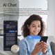thumbnail image 4 of Smart AI Translation Headset Wireless Bluetooth 144 Languages Black, 4 of 5