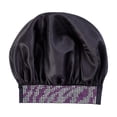 thumbnail image 3 of Red by Kiss Diamond Bling Bonnet Zebra Purple X-Large (HQ203), 3 of 7