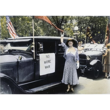 Jeannette RankinN(1880-1973) American Suffragist Pacifist And Legislator Miss Rankin Photographed In June 1932 Before Leaving On A Speaking Tour In Support Of The Peace Planks Of The Democratic And