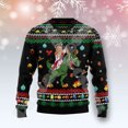 thumbnail image 3 of Suéter feo de invierno retro vintage con grafiti de Papá Noel para Halloween, Navidad, estampado 3D, estilo Harajuku, informal, divertido, de manga larga, 3 of 5