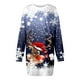 thumbnail image 3 of Vestidos Para Mujer Vestido Casual de Manga Larga Con Cuello Redondo y Estampado Navideño de Moda de Otoño E Invierno Para Mujer, 3 of 3