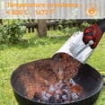 thumbnail image 4 of Guantes resistente al calor Mits de horno colgando elástico ahorro de espacio de la barbacoa de la barbacoa para hornear para asar la fritura de asado 1 par Inevent HA010781-00, 4 of 7