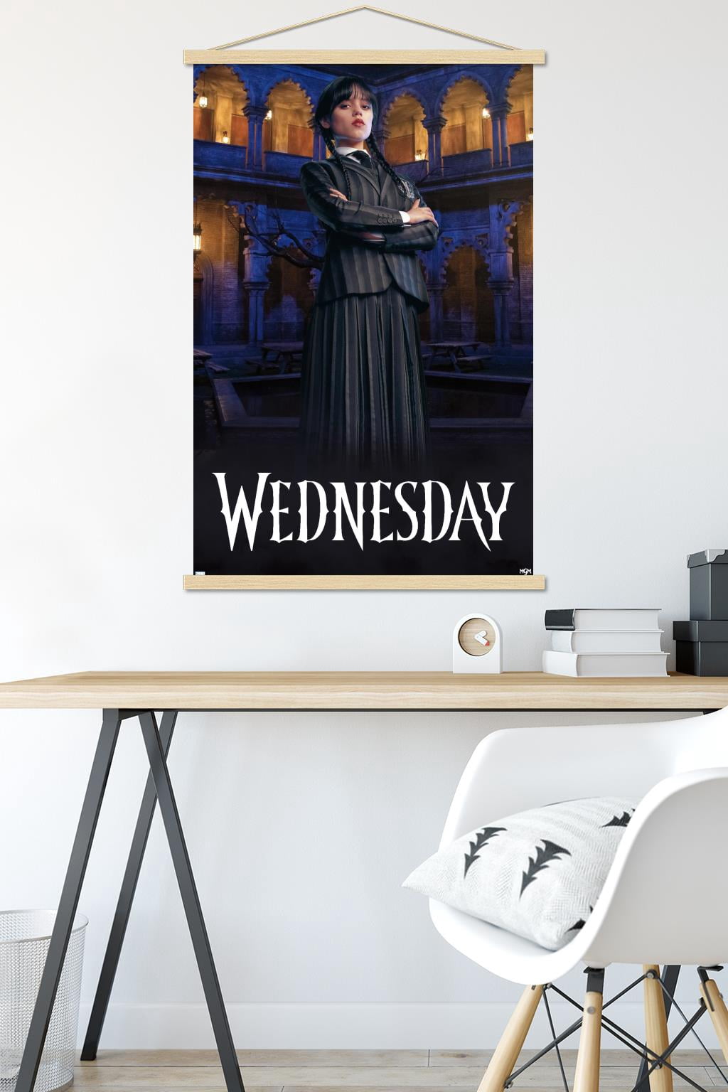 Wednesday - Portrait Wall Poster with Magnetic Frame, 22.375" x 34"