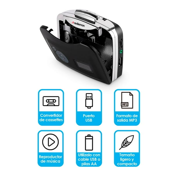 EMagTech 2X Correas De Repuesto Compatible Con Walkman Compatible Con Sony WM-EX550 WM-EX570 WM-FX651 WM-FX653 WM-FX655 WM-FX855 Correas De Transmisión Cuadradas Grosor 0.6mm Negro
