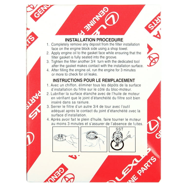 Toyota Original Equipment 90915-YZZD3 Genuine Oil Filter 4