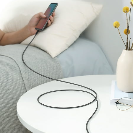 Anker - PowerLine Select+ USB-C to USB-C Cable 6-ft - Black
