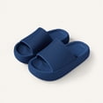 thumbnail image 2 of CAUYDY Cloud Slides for Kids Boys Girls Shower Bathroom Slippers Slip on Sandals Non-Slip Open Toe Pillow Slippers-Quick Drying Summer Beach Pool Shoes(L101-Blue,1.5), 2 of 9