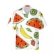 thumbnail image 2 of Camisas para hombre, blusa con solapa gráfica de frutas tropicales para hombre, ropa de vacaciones de moda para mujer, camisetas de fiesta de verano 2024, 2 of 4