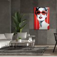thumbnail image 6 of Epic Graffiti 'Lady In Red'  by Andreas Magnusson Canvas Wall Art, 40" x 60", 6 of 8