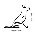 thumbnail image 7 of Desk Accessories Clearance! Dog Minimalist Arts Sculpture Personalized Gift Metal Decoration, 7 of 7