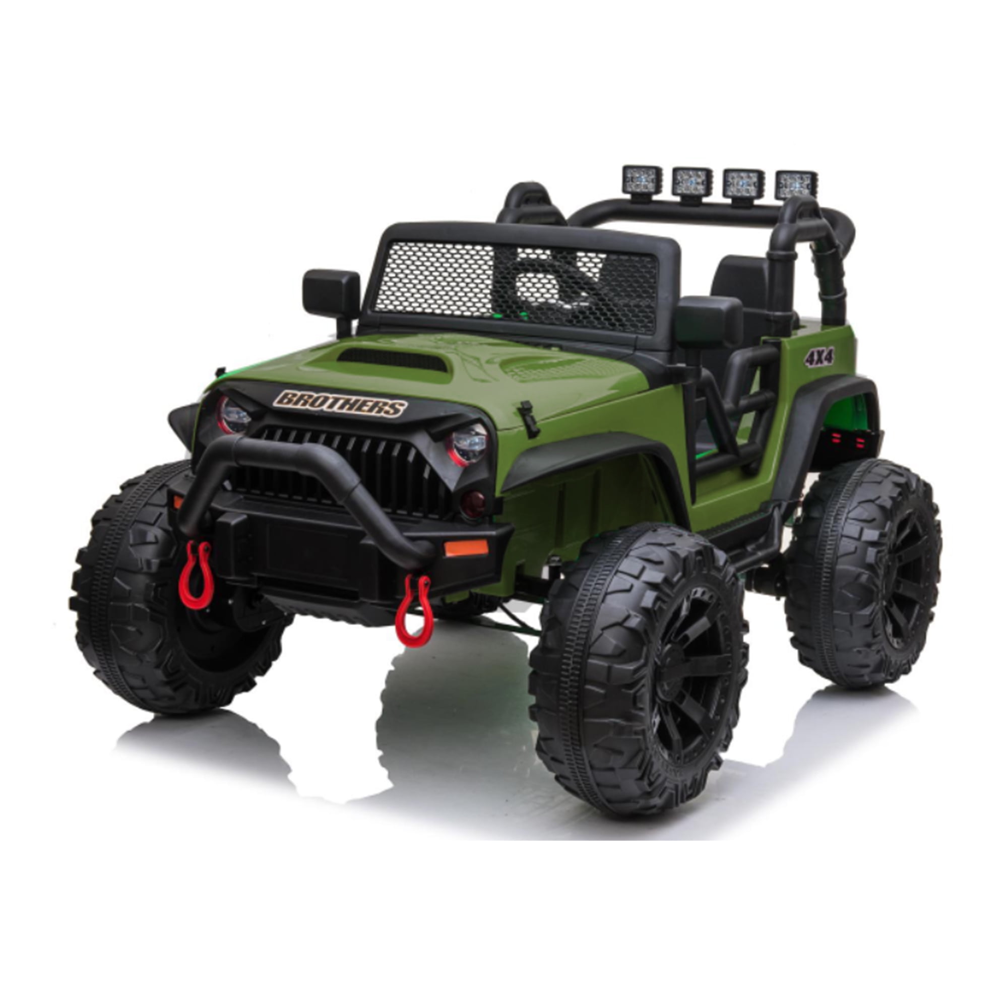 CIPACHO 24V Double Drive Children Ride On Truck Car for Kids with Parent Remote Control, Electron Assisted Steering Wheel, Music Board, Bluetooth, MP3, Green CIPACHO 24V Double Drive Children Ride On Truck Car for Kids with Parent Remote Control, Electron Assisted Steering Wheel, Music Board, Bluetooth, MP3, Green