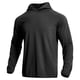 thumbnail image 3 of MHFRRA Sudadera de Manga Larga con Capucha de Alto Rendimiento y Tejido Elástico para Correr, Entrenar En El Gimnasio y Actividades Deportivas Al Aire Libre, Ligera y Cómoda Negro, 3 of 3
