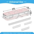 thumbnail image 3 of Plastic Pencil Box Large Capacity Pencil Boxes Clear Boxes with Snap-Tight Lid Stylish Office Supplies Storage Organizer Box Dogs Wearing Bows, 3 of 7