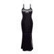 thumbnail image 5 of Vestido de Verano Sexy Viento Oscuro Camisola Dividido Tenedor Vestido Poliéster, Vestido de Moda Impreso para las Mujeres Primavera Y Verano, 5 of 7