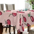 thumbnail image 4 of Yayeee Tablecloths for Rectangular Tables 60 x 60 inch Party Table Cover, Cherries Pattern, 4 of 6