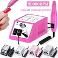 thumbnail image 3 of 20,000 RPM Professional Electric Nail Drill Set – Nail Art Polisher & Gel-Polish Remover Kit with 6 Bits, Portable Grinder for Home & Salon Manicure/Pedicure, 3 of 4