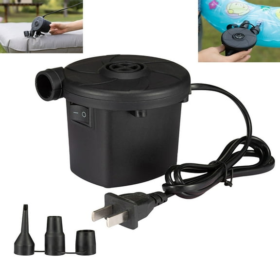 Air Pump for Air Mattress, Air Mattress Pump for Inflatables, Home Use Air Pump Suction Pump Inflations,Quick Fill Inflator Air Pump Perfect for Outdoor Camping Inflatable Boat Blow Up