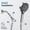 A, variant on BSJJY Filtered Shower Head with Handheld, High Pressure 3 Modes Water Softener, Black Finish for Hard Water, Reduce Skin Dryness, for Bathroom