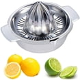 thumbnail image 1 of Stainless Steel Lemon Squeezer,Juicer with Bowl Container for Oranges Lemons Fruit Home Made Juice in Kitchen, 1 of 7