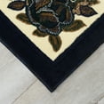thumbnail image 5 of Allstar 5x7 Traditional Area Rug in Blue with Ivory French Aubusson design (5' 2" x 7' 1"), 5 of 7