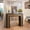 Dark Grey/ Oak/Glass Shelf, variant on Entryway Console Table with LED Light, 41 Inch Narrow Sofa Table Behind Couch with Glass Open Shelf, Rustic Entrance Table for Entryway, Foyer, Hallway, Black/Walnut