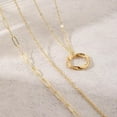 thumbnail image 5 of Gold Necklace for Women 14K Gold Chain Necklaces Dainty Layered Necklaces Simple Stackable Pendant Necklaces Herringbone Cuban Paperclip Chain Gold Choker Necklaces Gold Jewelry for Women, 5 of 7
