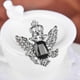 thumbnail image 2 of Broche de alfiler de cuello Sunnimix Vintage águila plata negro, 2 of 8